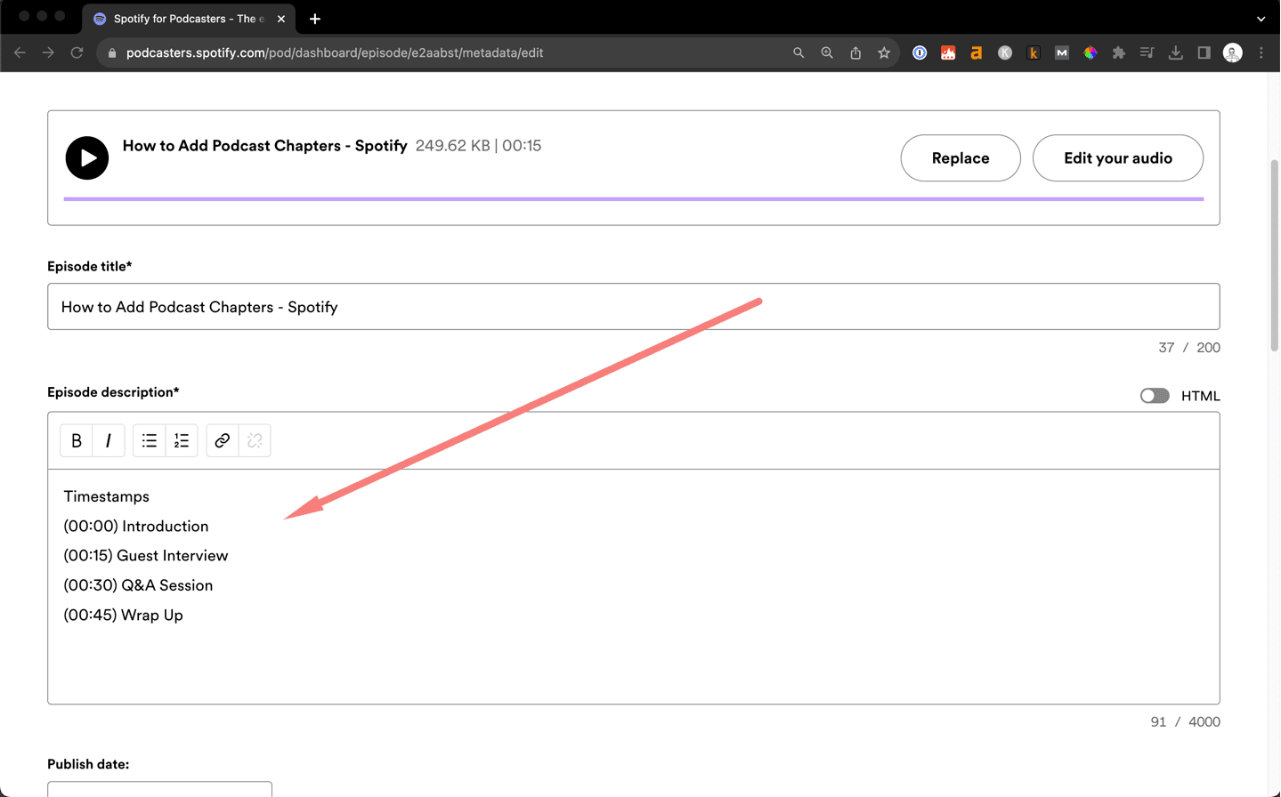 Adding Chapter Markers to Your Audio Podcast Episodes